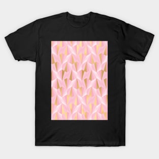 Pink & Gold Fractal T-Shirt